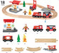 BRIO World Firefighter Train Set