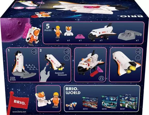 BRIO World Space Shuttle Vehicle Playset