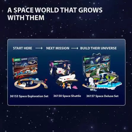 BRIO World Space Exploration Train Set