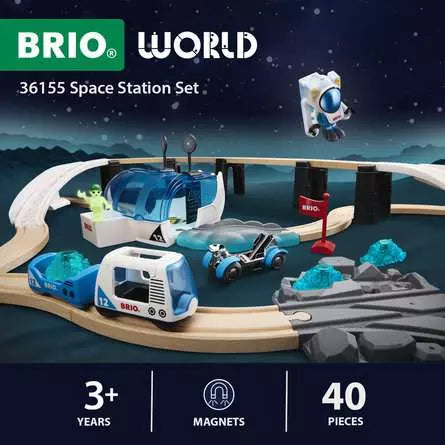 BRIO World Space Station Train Set