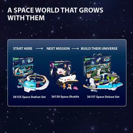 BRIO World Space Station Train Set
