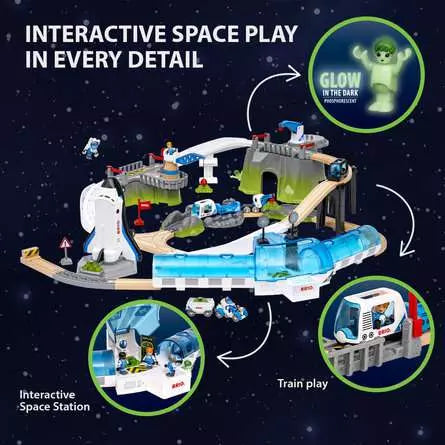 BRIO World Space Deluxe Train Set