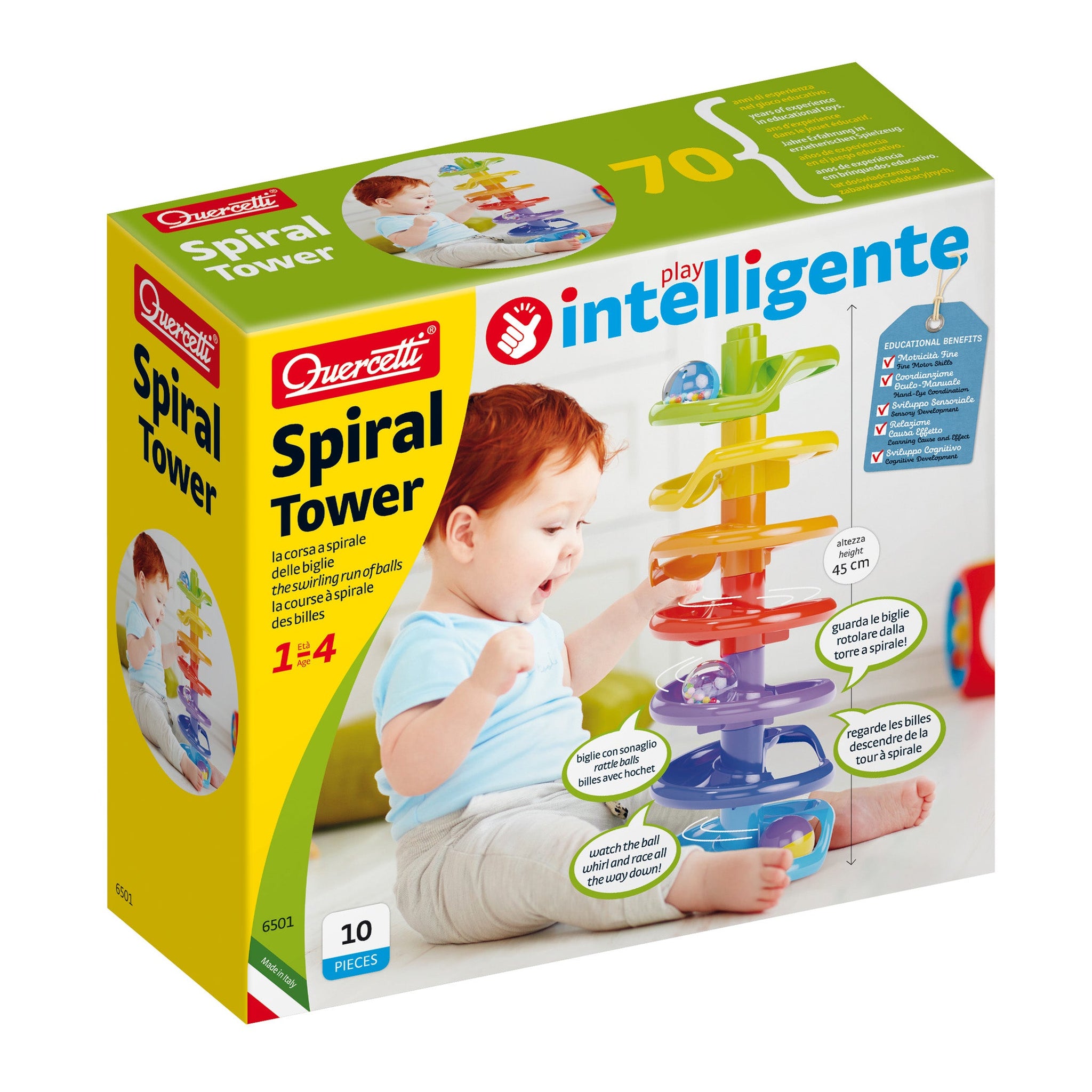 Spiral Tower With Lights