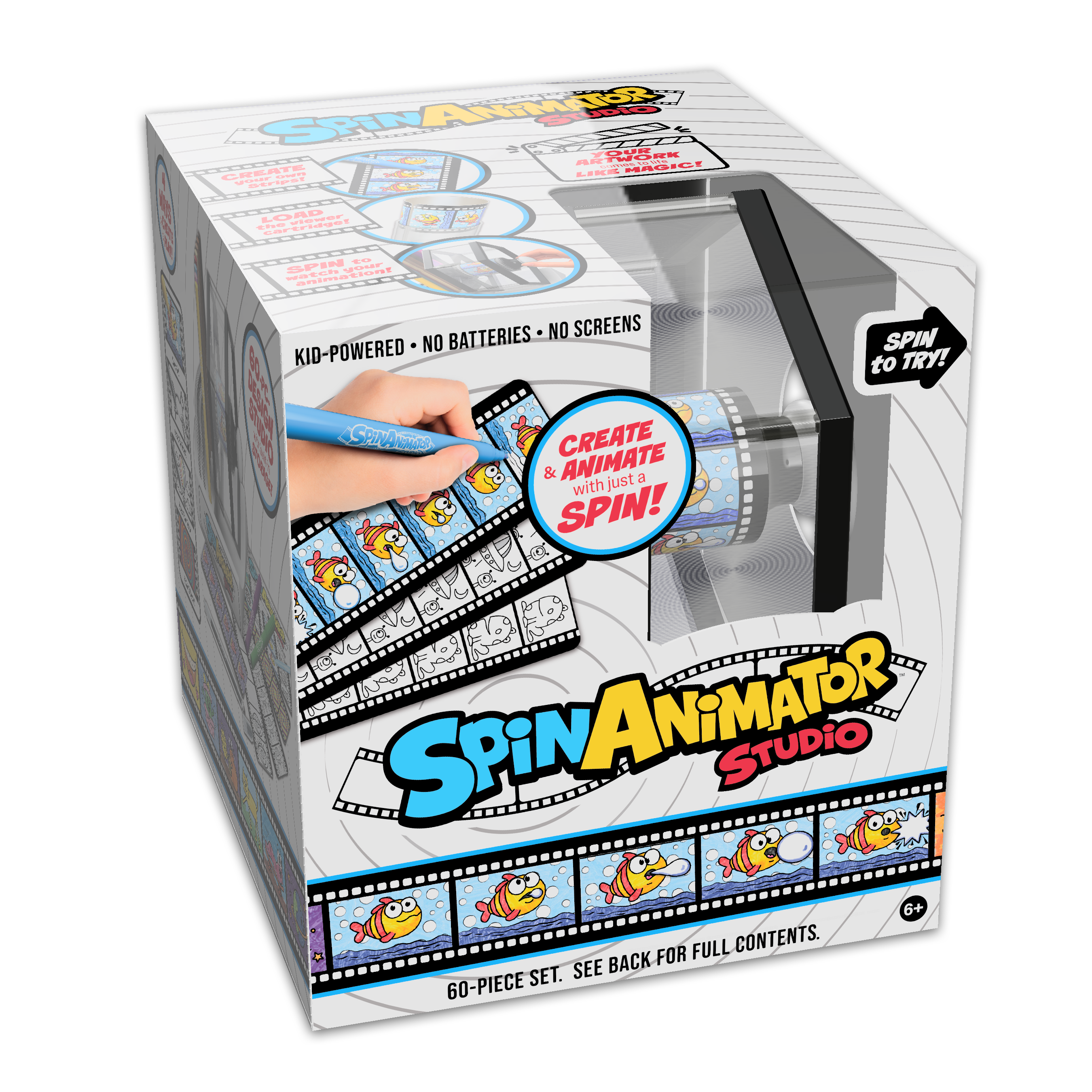 TREE TOWN TOYS Kids SpinAnimator Studio Animation Craft Kit