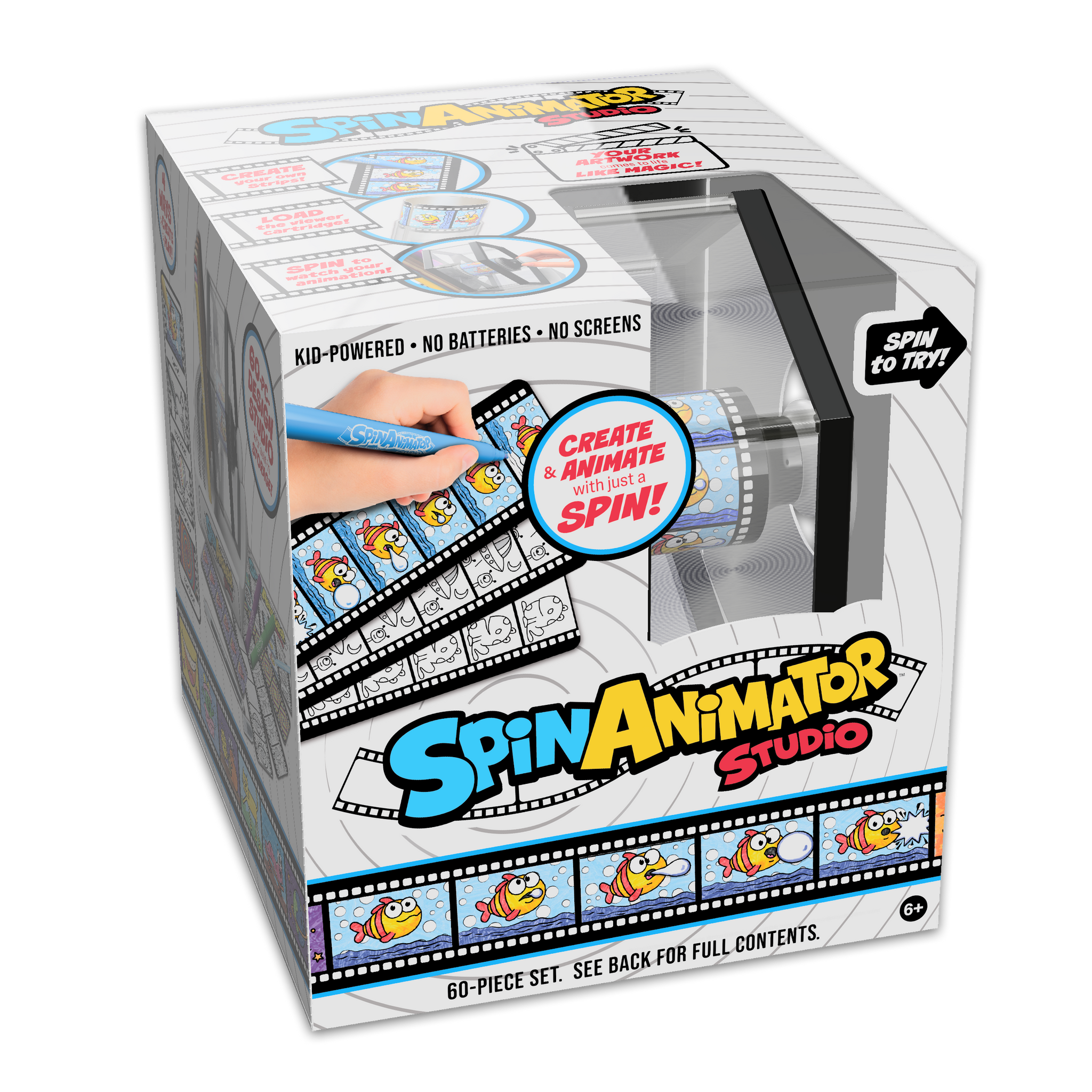TREE TOWN TOYS Kids SpinAnimator Studio Animation Craft Kit