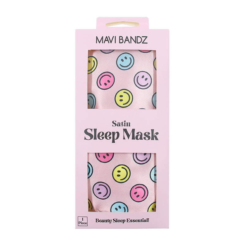 Satin Smiley Sleep Mask