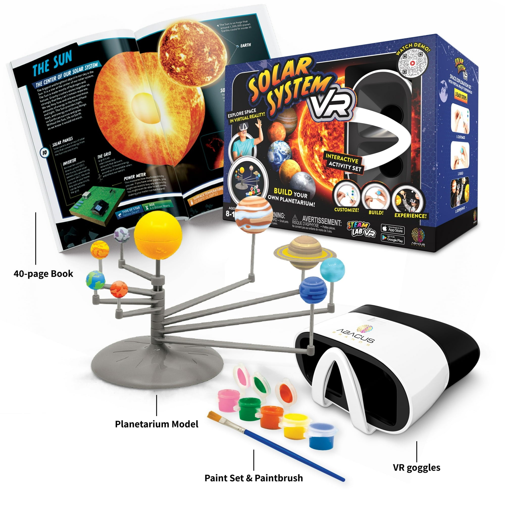 Steam Lab Solar System Virtual Reality VR