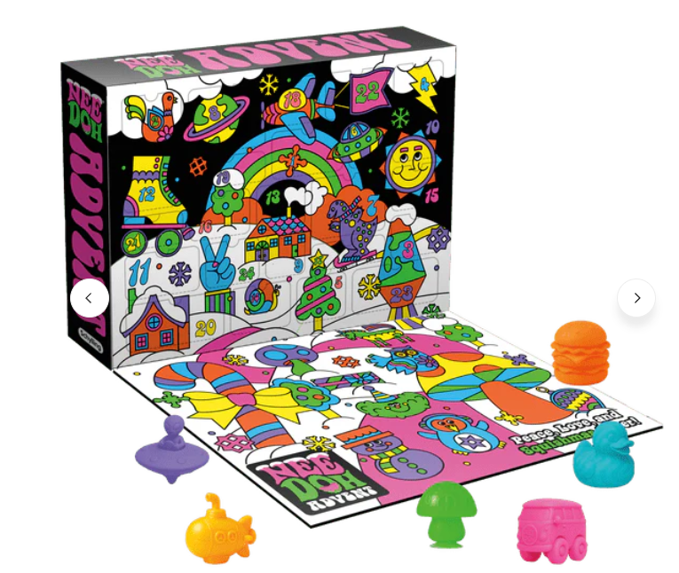 NeeDoh Advent Calendar 2026 Squishy Toy Set Multicolor