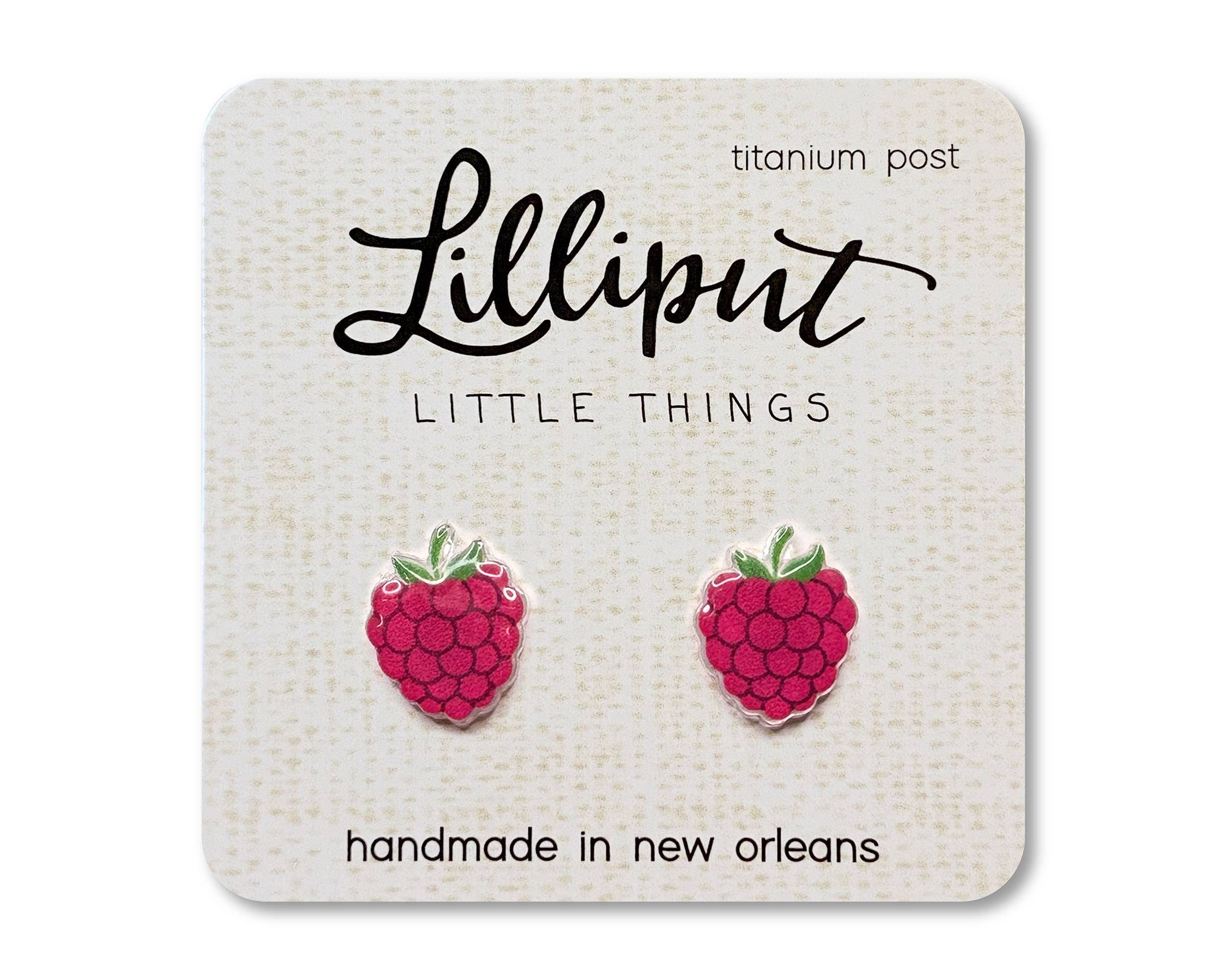 Raspberry Earrings // Summer Earrings