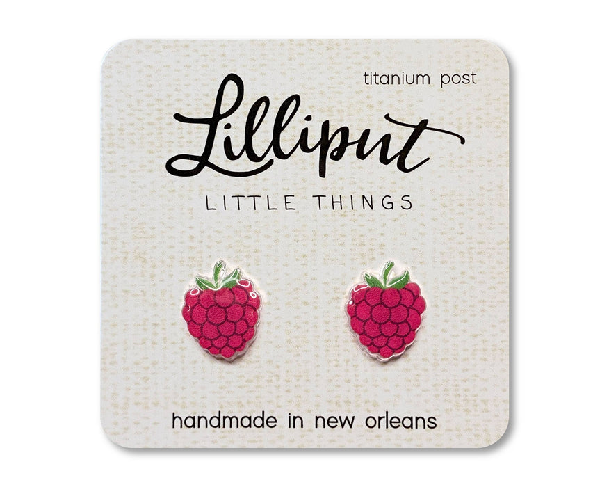 Raspberry Earrings // Summer Earrings