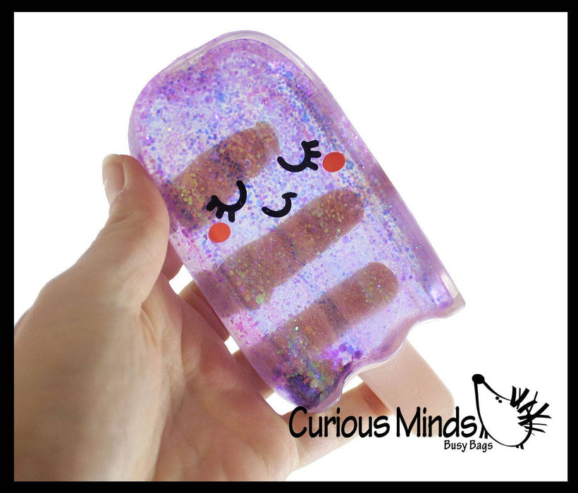 Large 4.5" Popsicle Shaped Ball - Thick Glue/Gel