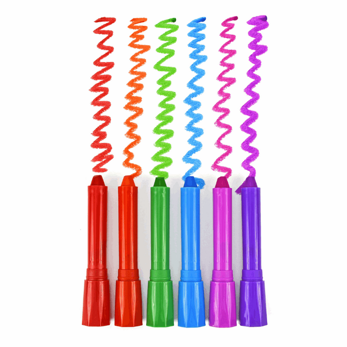 The Pencil Grip Kids Hair Coloring Chalk 6 Pack