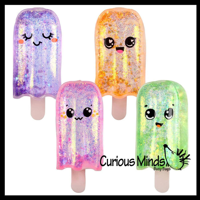 Large 4.5" Popsicle Shaped Ball - Thick Glue/Gel