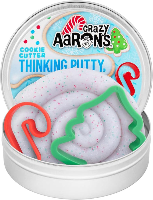 Crazy Aaron's Cookie Cutter Thinking Putty Scented 4-inch Tin