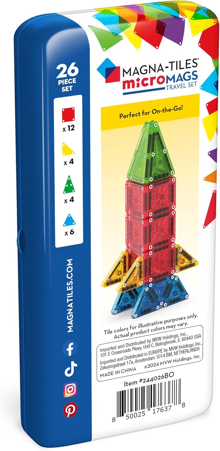 Mini Magna Tiles: Travel Set