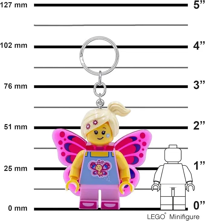 LEGO Butterfly Girl Keychain Light KE171H