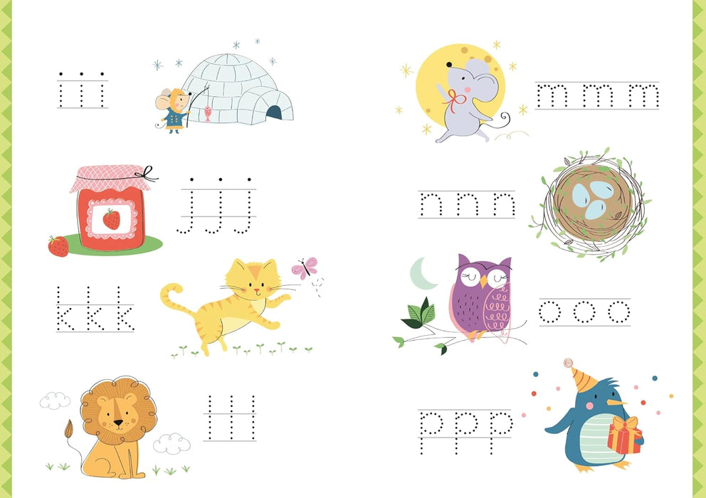 Usborne Little Wipe-Clean Alphabet Activity Book Paperback