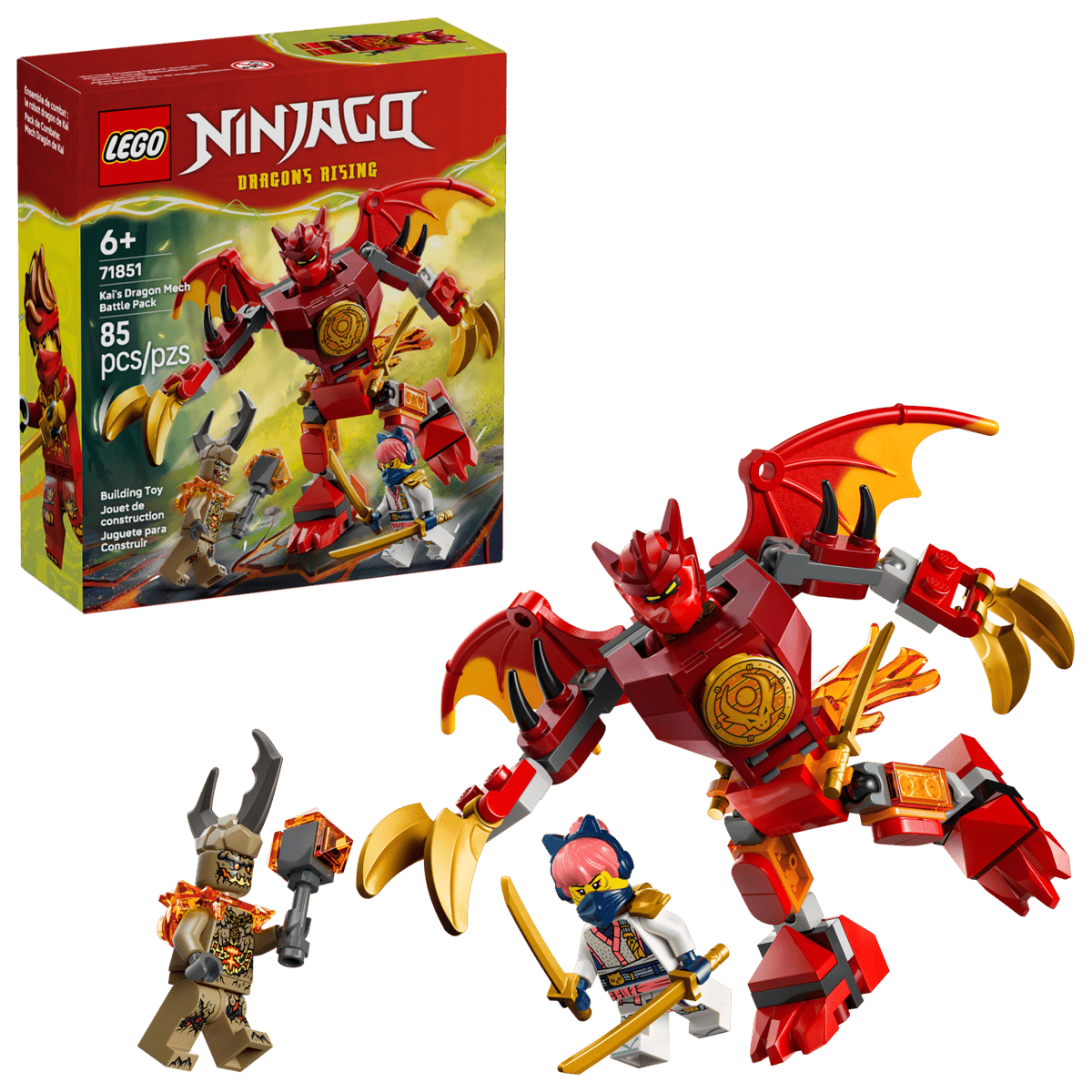 Lego Kai’s Dragon Mech Battle Pack