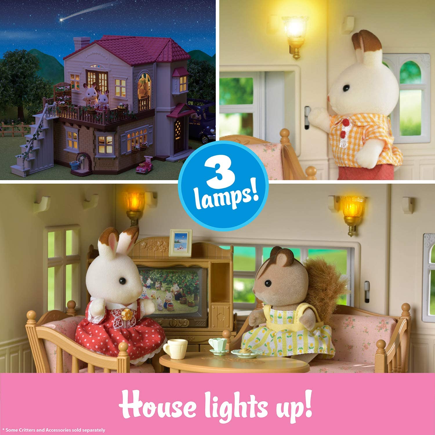 Calico Critters Red Roof Country Home Gift Set