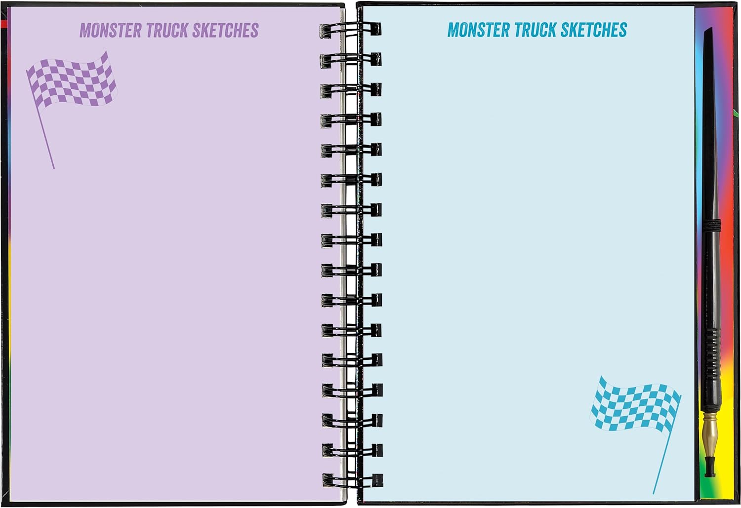 Extreme Monster Trucks Scratch and Sketch Book