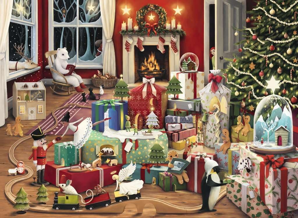 Ravensburger Enchanted Christmas 500 Piece Jigsaw Holiday Puzzle for Adults