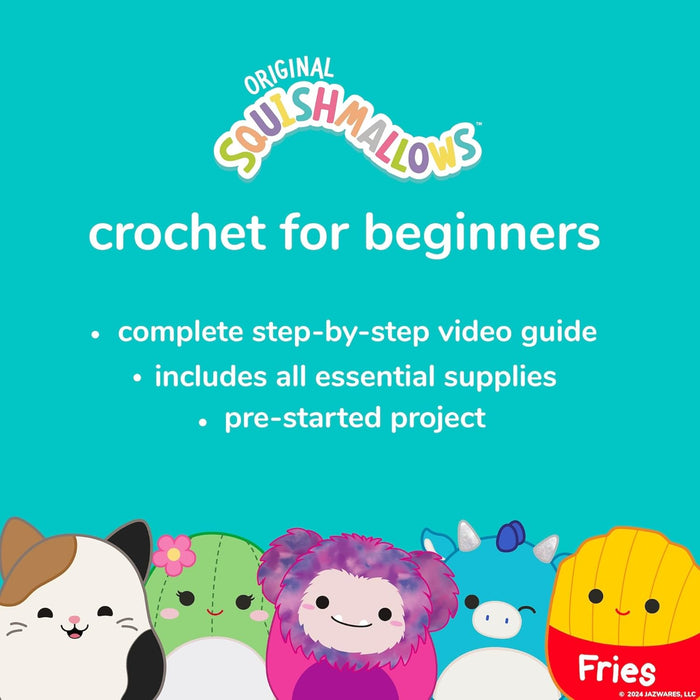 Squishmallow Crochet Kit: Omar