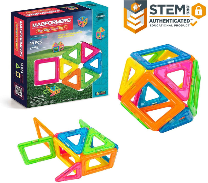 Neon Magformer 14 Piece