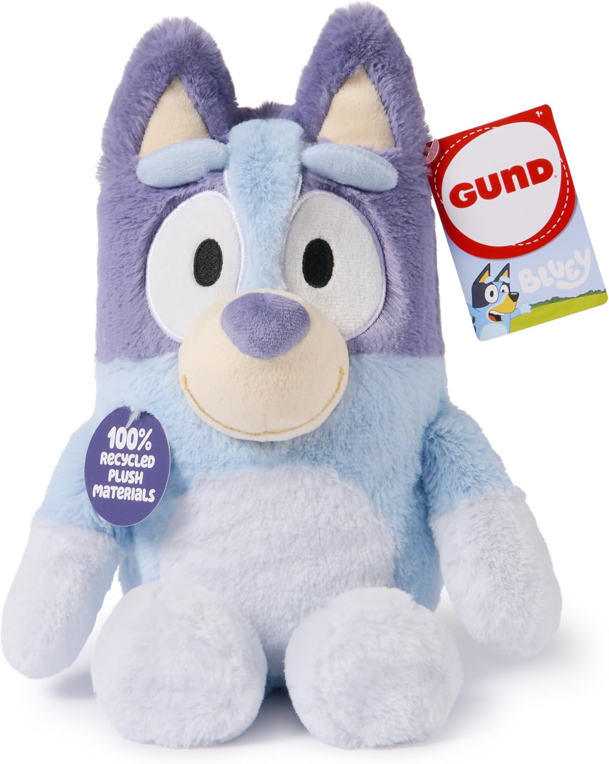 GUND Bluey Sustainably Soft Plush Toy - Eco-Friendly Recycled Materials, 13-inch