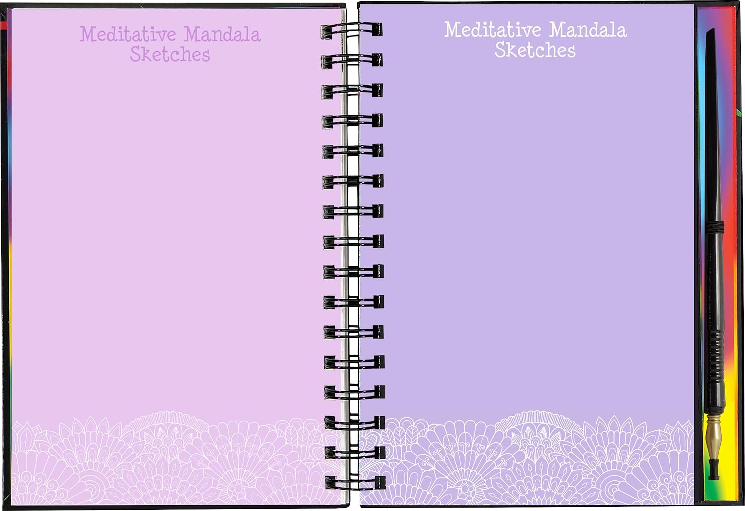 Extreme Mandalas Scratch and Sketch Book
