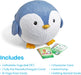hand2mind Penguin BubblePlush 15in Yoga Ball Toy