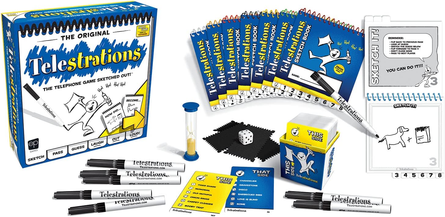 Telestrations The Telephone Game Sketched Out
