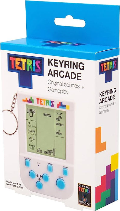 Tetris Keyring Arcade Game - Retro Games
