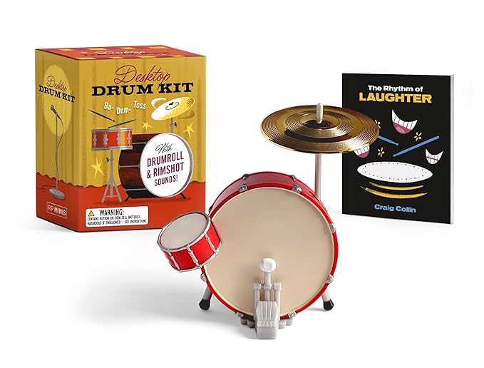 RP Minis Desktop Drum Kit: Classic Rimshot, Drumroll Sounds, Comedy Book
