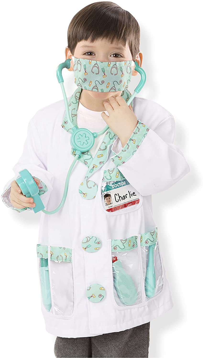 Doctor Role Play Costume Dress-Up Set