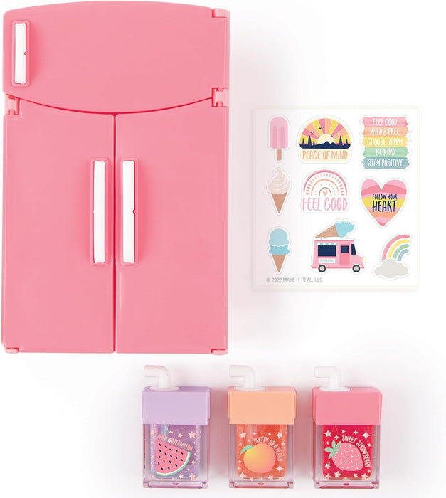 Make It Real Mini Fridge Lip Gloss Set