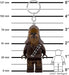 LEGO Star Wars Chewbacca Key Light KE100H
