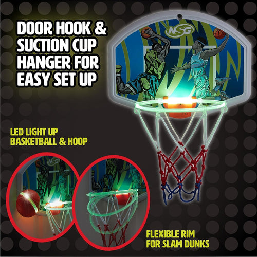 LED Light Up Basketball Set