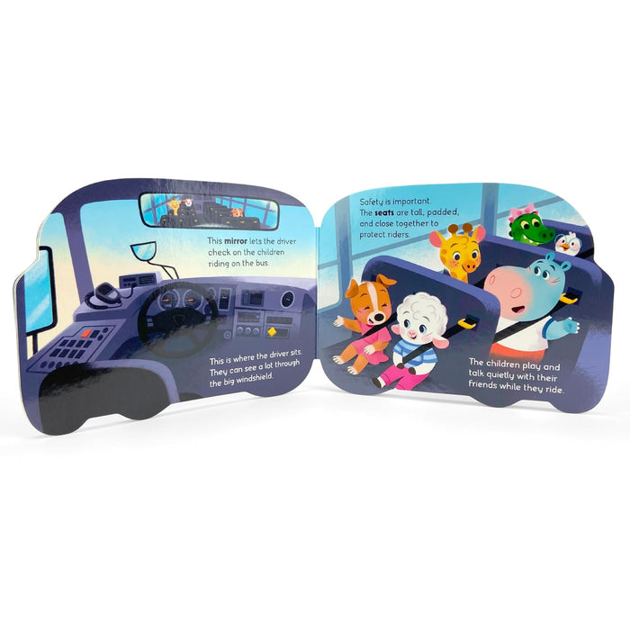 Cottage Door Press How a School Bus Works Shaped Board Book