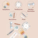 Speedy Monkey Wooden Musical Instrument Set 5-Piece Kids Music Toy