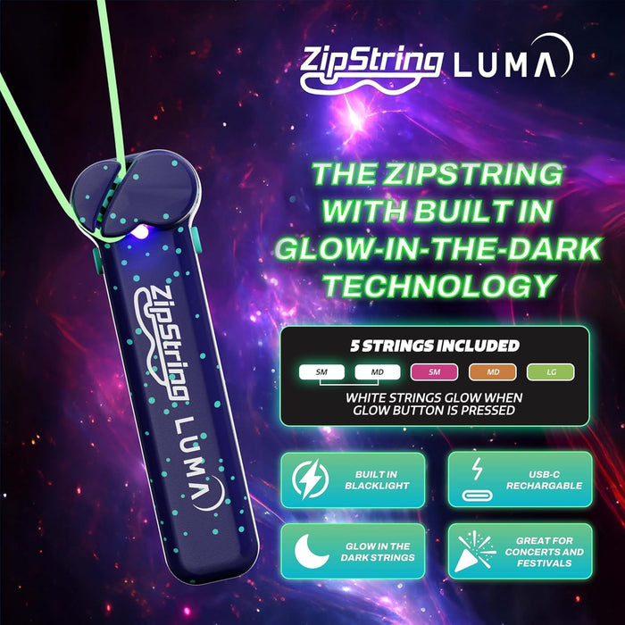 ZipString Luma Glow String Toy