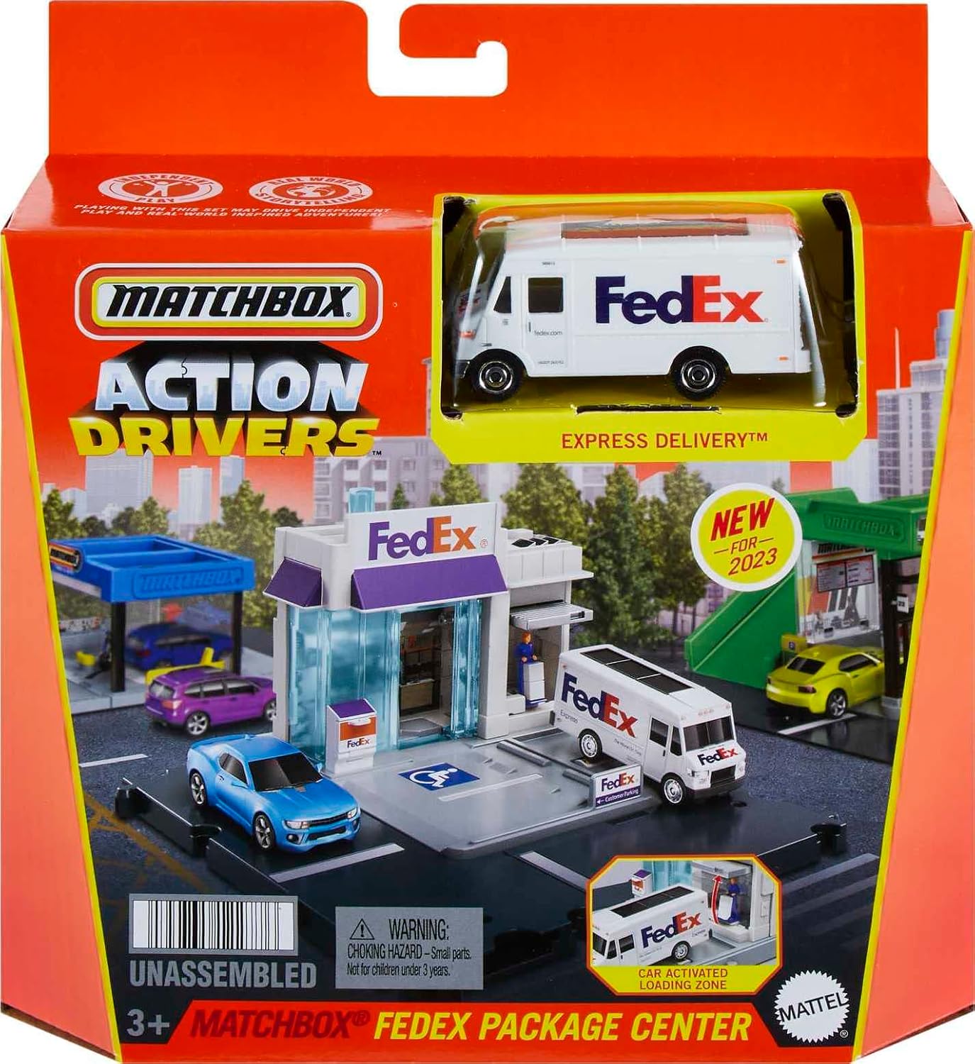 Matchbox HLY62 FedEx Playset: Realistic Delivery Truck & Interactive Fun