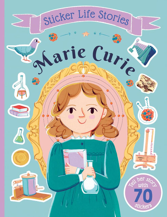Marie Curie Sticker Life