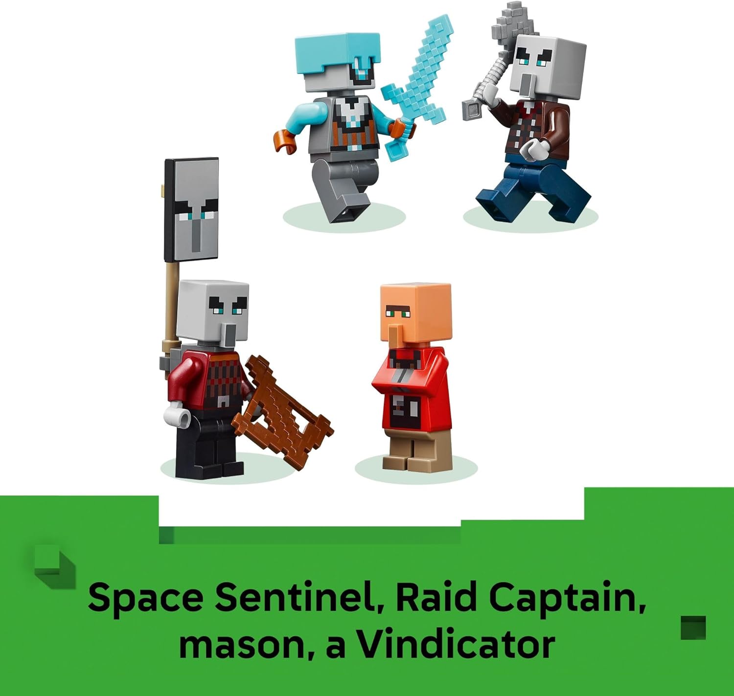 LEGO Minecraft Pillager Outpost Ravager Set – Epic Battle, Minifigures, Ages 9+