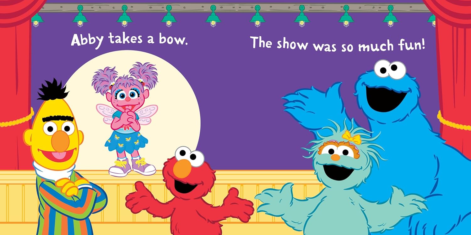 Indestructibles Sesame Street Abby Cadabby Chew Proof Rip Proof Washable Baby Book