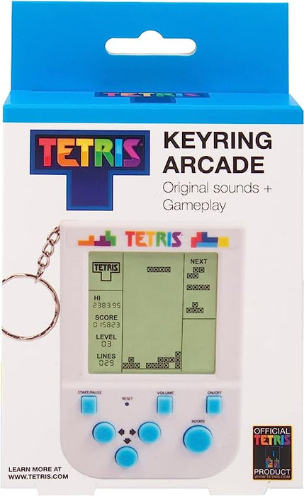Tetris Keyring Arcade Game - Retro Games