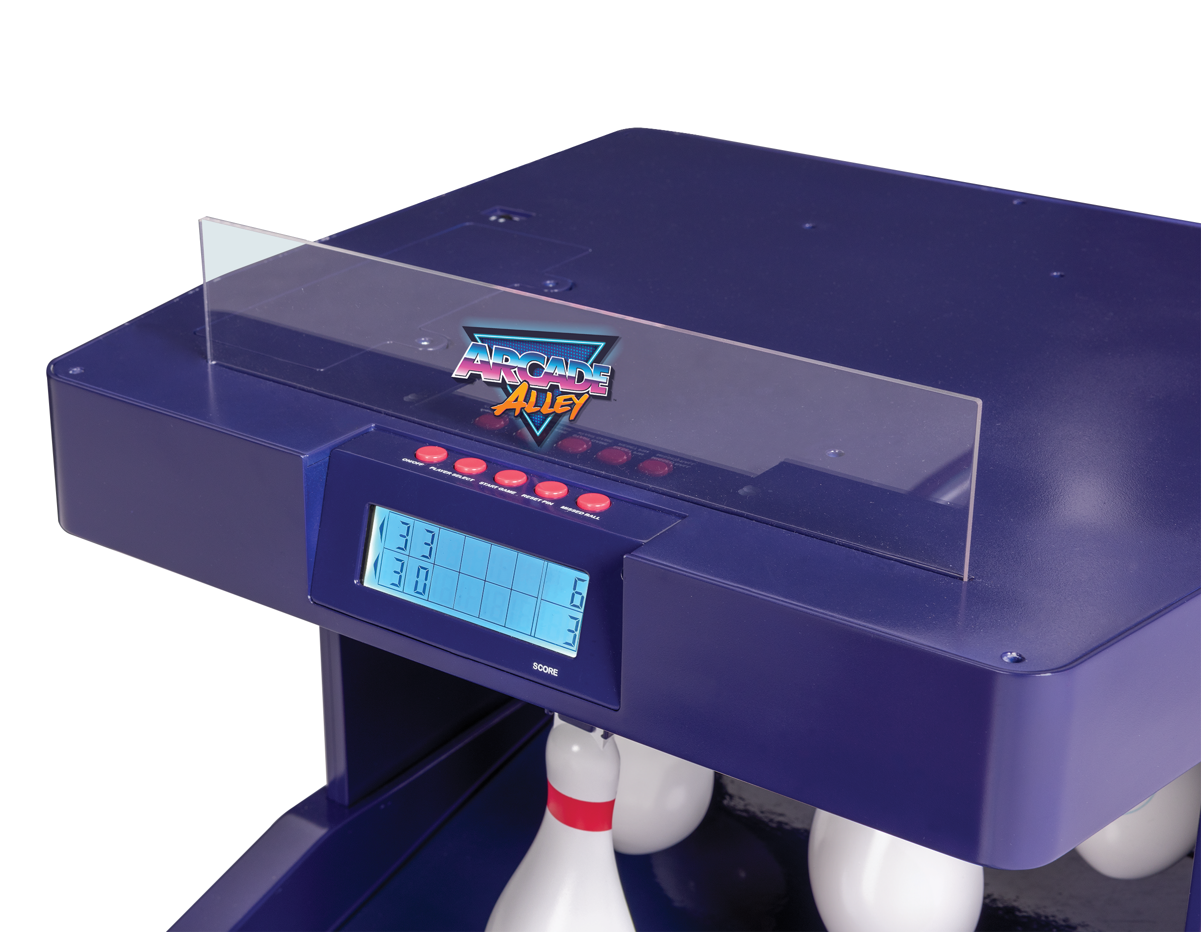 Arcade Alley Laser Bowlercade: Retro Home Electronic Bowling Game for Family Fun