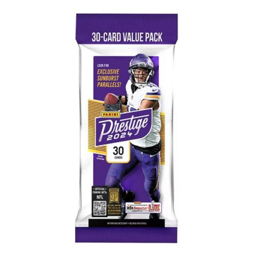 2024 Panini Prestige Football NFL Fat Pack- Trading Cards