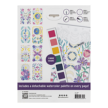 Brea Reese Celestial Watercolor Pad Kit 9 Piece Set