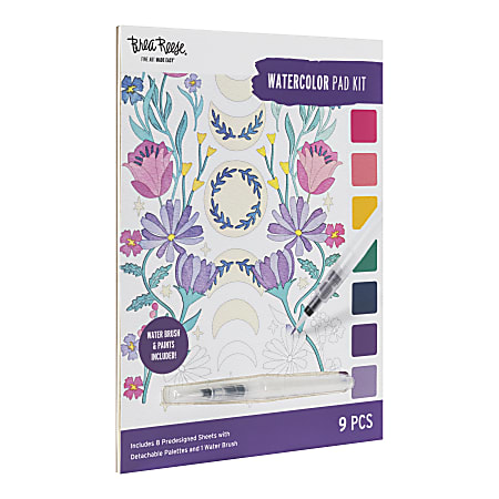 Brea Reese Celestial Watercolor Pad Kit 9 Piece Set