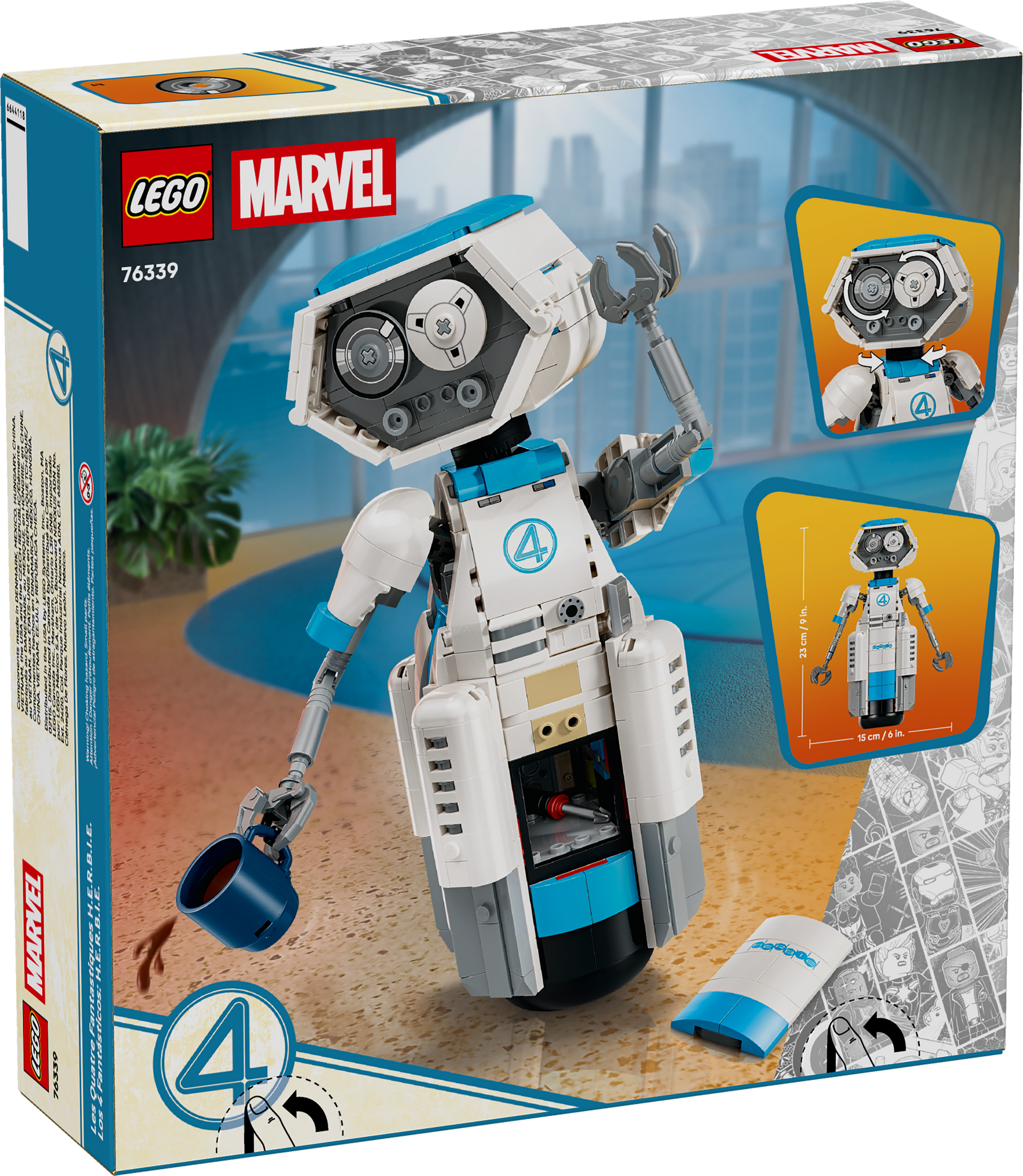 LEGO® The Fantastic Four H.E.R.B.I.E. Building Set 747 Pieces